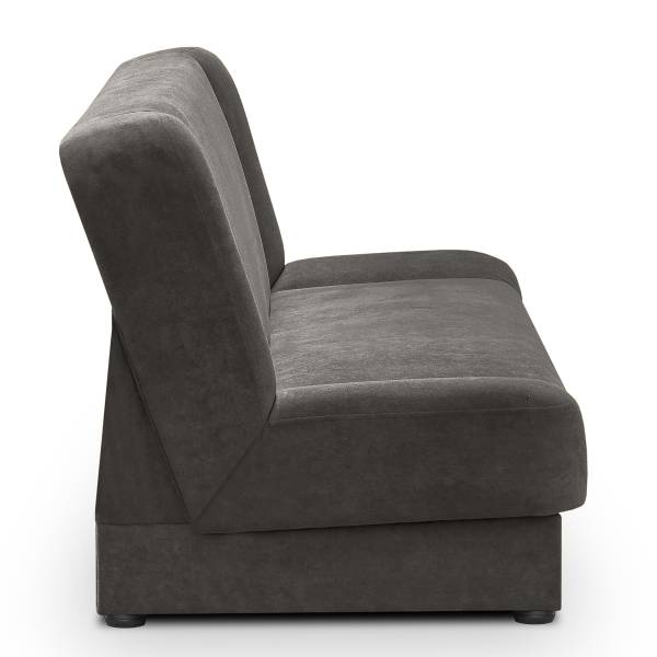 Schlafsofa Kartja Microfaser Sofina: Dunkelgrau