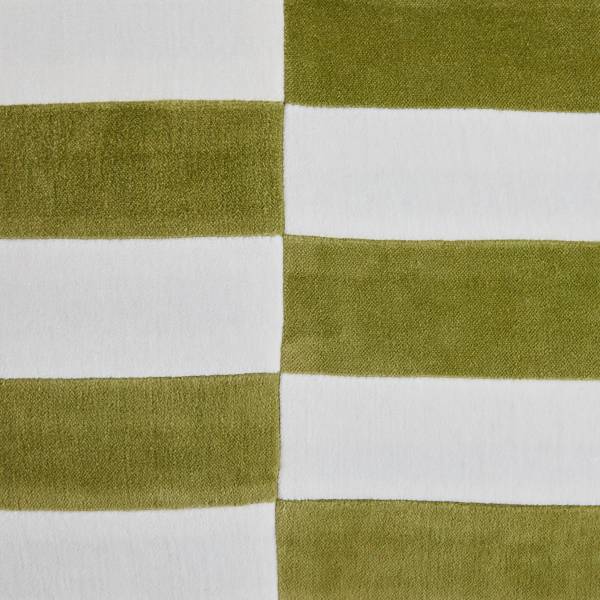 Cuscino CHECKER VELVET Cotone - verde