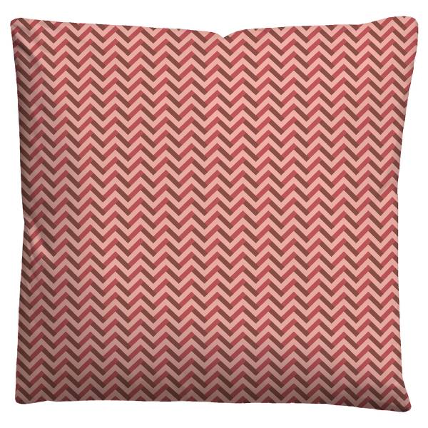 Jersey Bettwäsche Chevron Baumwolle - Kupfer - 155 x 220 cm + Kissen 80 x 80 cm