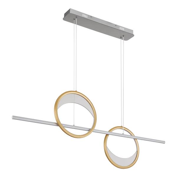 Lampada a sospensione LED Umbra Vetro acrilico / Alluminio - 1 punto luce
