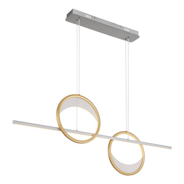 Lampada a sospensione LED Umbra Vetro acrilico / Alluminio - 1 punto luce