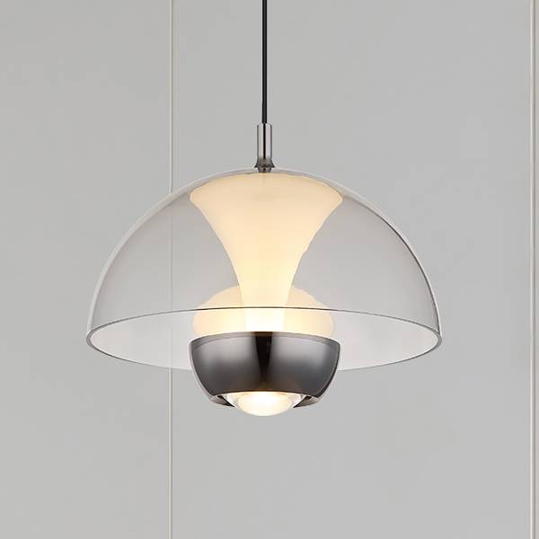 Lampada a sospensione LED Arus Vetro acrilico / Ferro - Numero di lampadine necessarie: 1