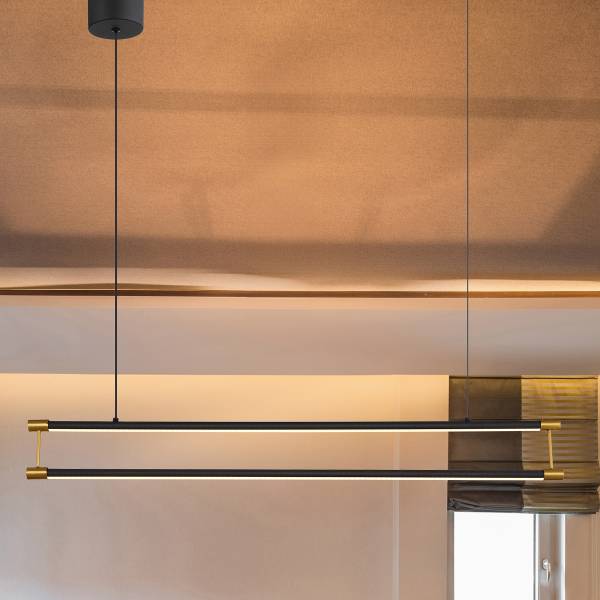 LED-hanglamp Kayson type A ijzer/silicone - 1-lichts