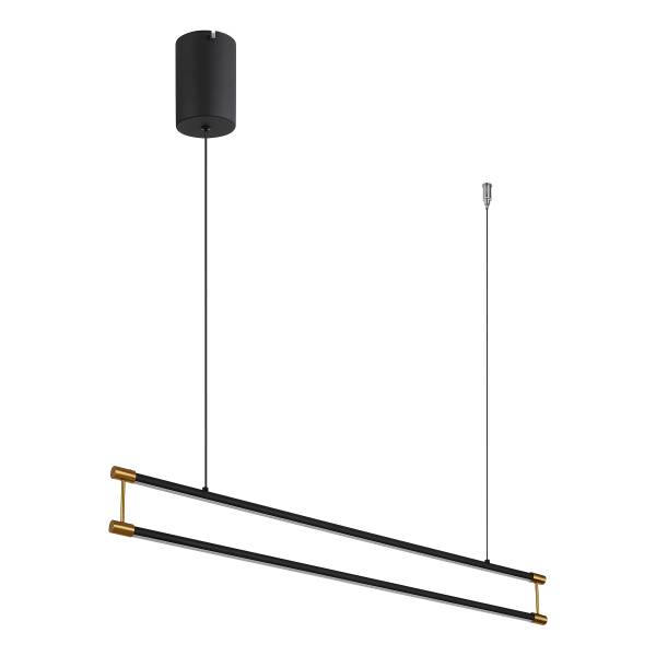 LED-hanglamp Kayson type A ijzer/silicone - 1-lichts