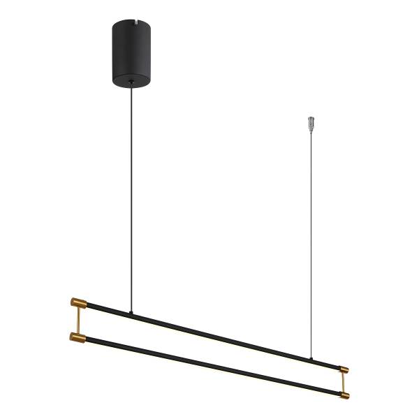 LED-hanglamp Kayson type A ijzer/silicone - 1-lichts