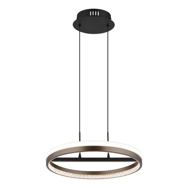 Lampada a sospensione LED Della A Vetro acrilico / Ferro - 1 punto luce