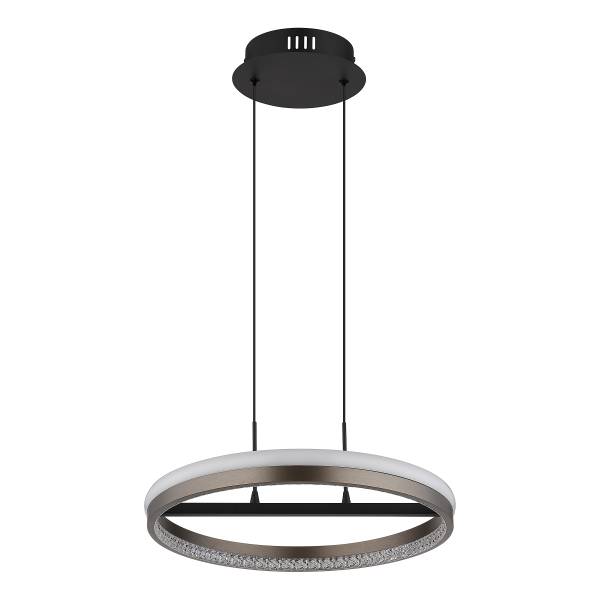 Lampada a sospensione LED Della A Vetro acrilico / Ferro - 1 punto luce