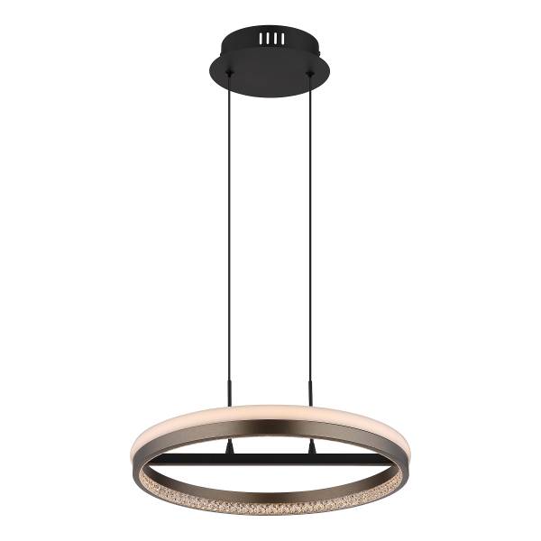 Lampada a sospensione LED Della A Vetro acrilico / Ferro - 1 punto luce