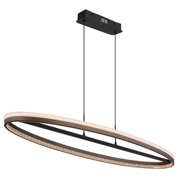 Suspension LED Della - Type B Verre acrylique / Fer - 1 ampoule
