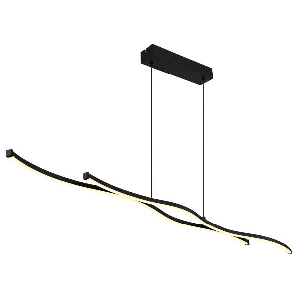 Lampada a sospensione LED Boyd Vetro acrilico / Ferro - 2 punti luce
