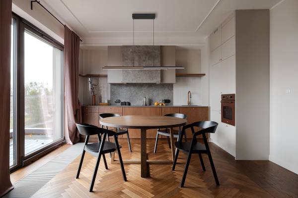 Suspension LED Quito Fer / Pin massif - 1 ampoule