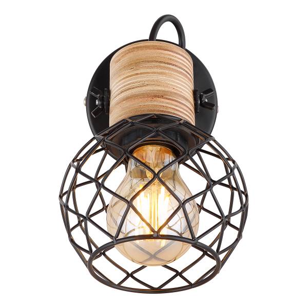 Lampada da parete Lacky Ferro - 1 punti luce