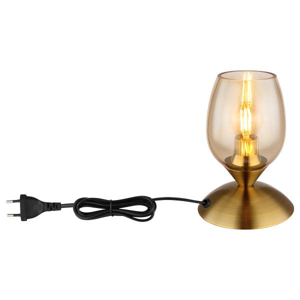 Lampada da tavolo Kuwaita A Vetro / Ferro - 1 punti luce