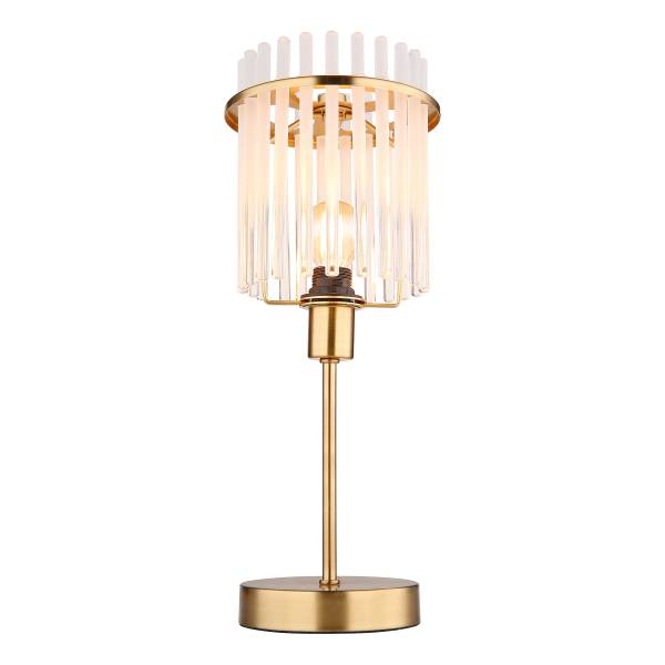 Tafellamp Gorley type B transparant glas/ijzer - 1-lichts - wit