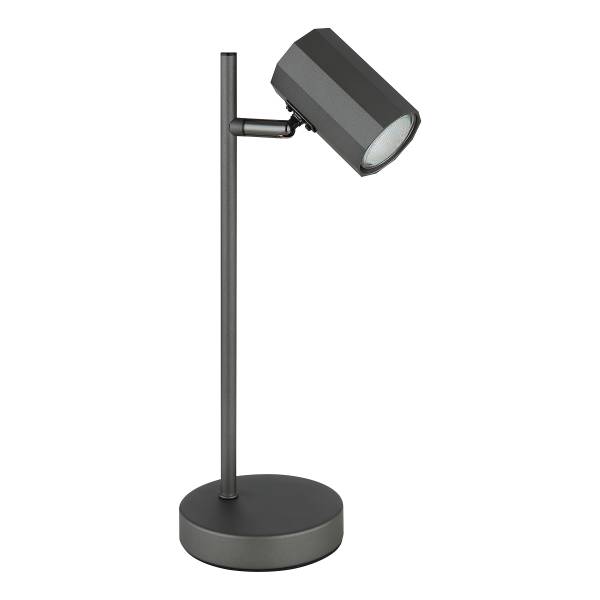 Tischleuchte James Typ A Eisen - 1-flammig - Grau