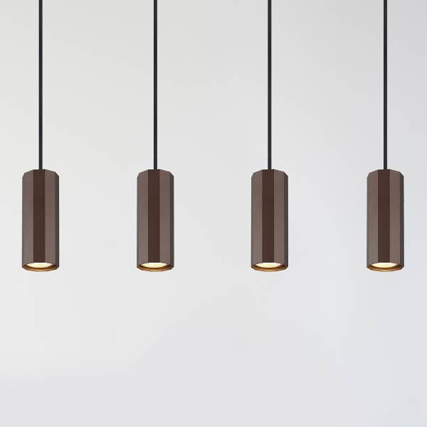 Lampada a sospensione James E Ferro - 4 punti luce