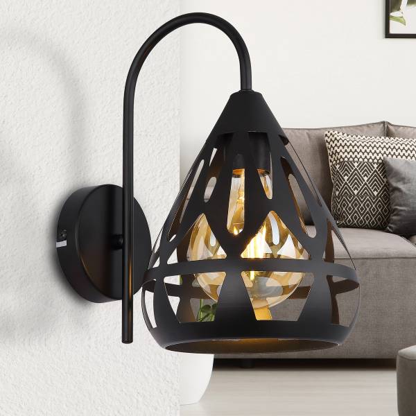 Lampada da terra Hassan Ferro - 1 punti luce