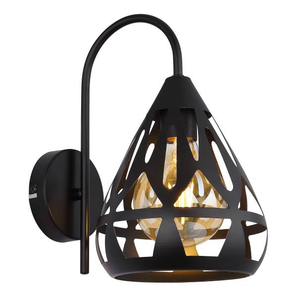 Lampada da terra Hassan Ferro - 1 punti luce