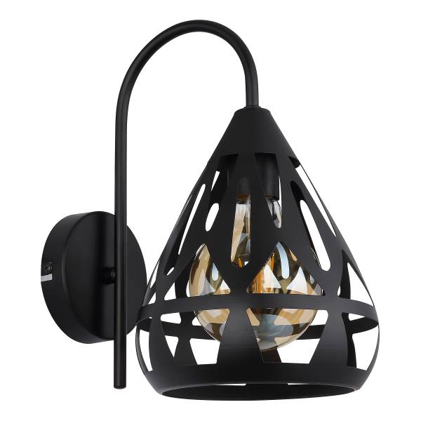 Lampada da terra Hassan Ferro - 1 punti luce