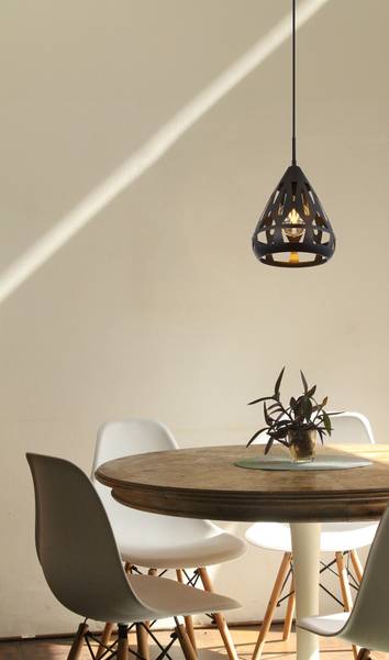 Hanglamp Hassan type D ijzer - 1-lichts
