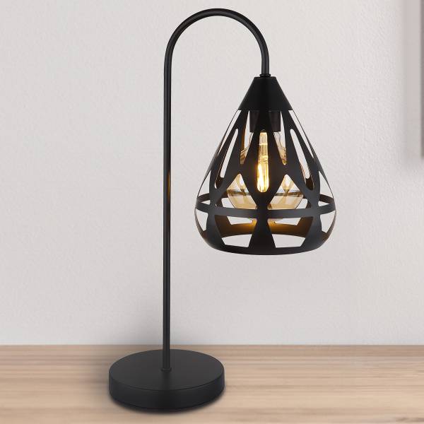 Tischleuchte Hassan Eisen - 1-flammig