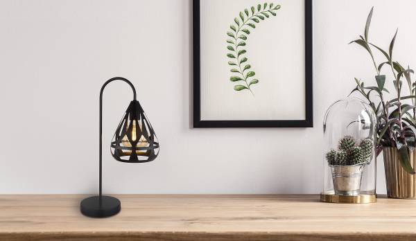 Tischleuchte Hassan Eisen - 1-flammig