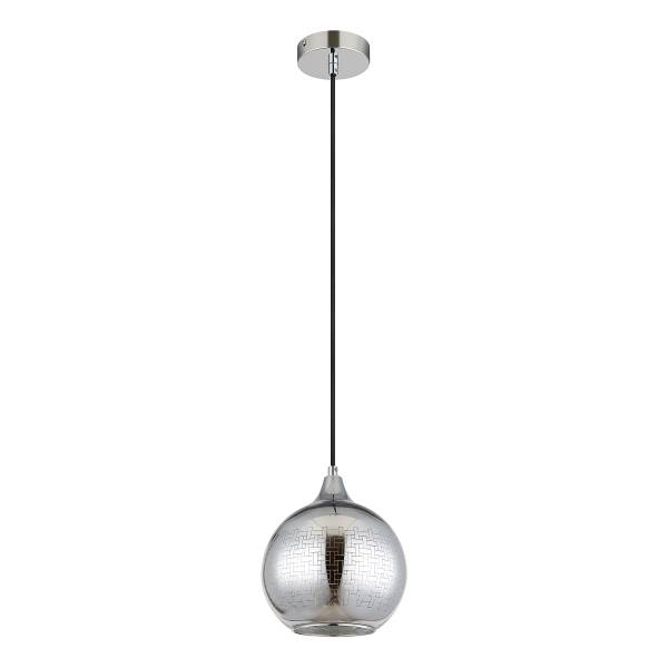 Lampada a sospensione Lourdes Vetro colorato / Ferro - Numero di lampadine necessarie: 1