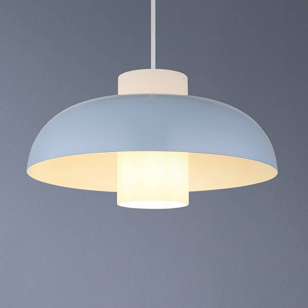 Hanglamp Lowe ijzer - 1-lichts - blauw