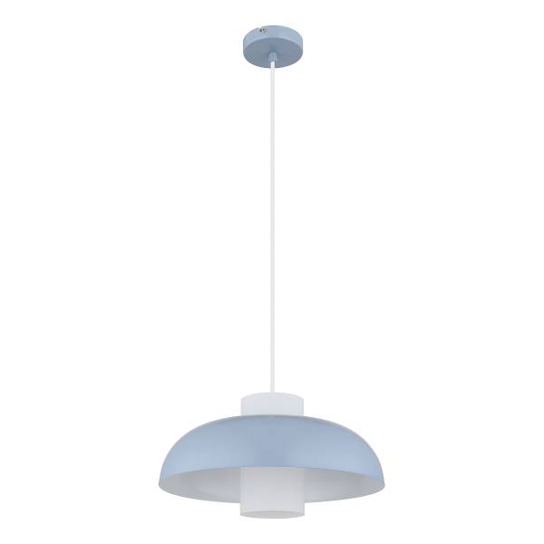 Hanglamp Lowe ijzer - 1-lichts - blauw