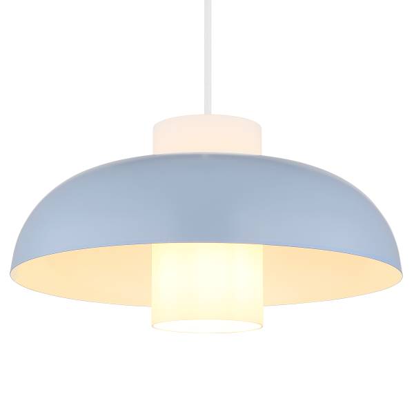 Hanglamp Lowe ijzer - 1-lichts - blauw