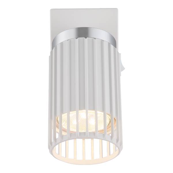 Wandlamp Korben ijzer - 1-lichts - wit