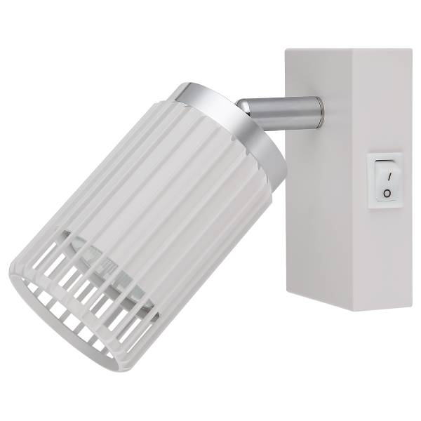 Wandlamp Korben ijzer - 1-lichts - wit