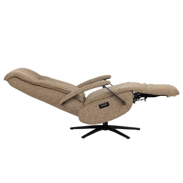 Relaxsessel Assail Bouclé Stoff Cloris: Hellbraun