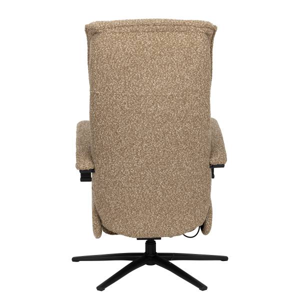 Relaxsessel Assail Bouclé Stoff Cloris: Hellbraun