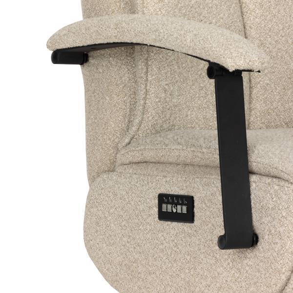 Relaxsessel Assail Bouclé Stoff Cloris: Beige