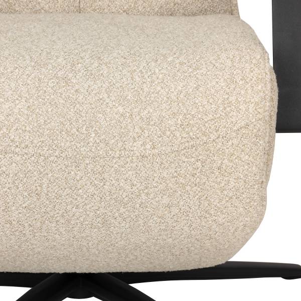 Relaxsessel Assail Bouclé Stoff Cloris: Beige