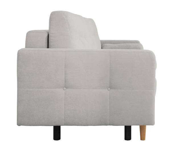 Canapé-lit Vasai Microfibre Enza: Gris platine