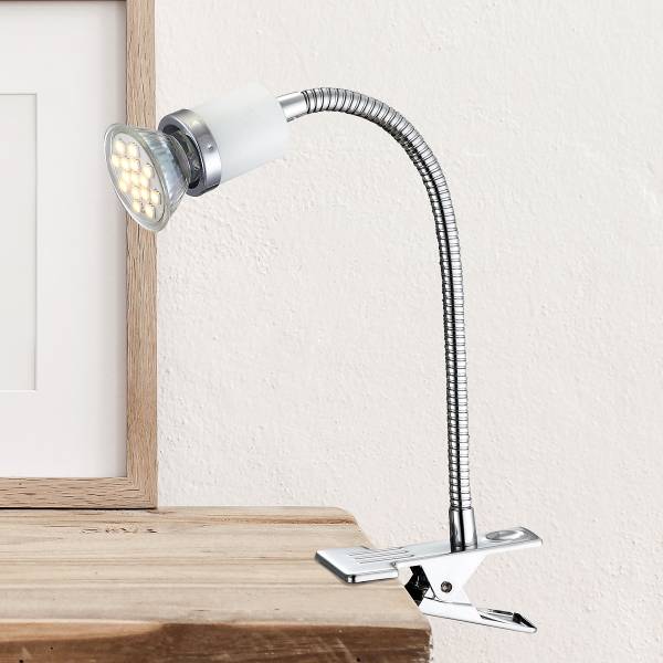 LED-tafellamp Fina ijzer - 1-lichts