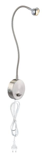 LED-wandlamp Serpent ijzer/acrylglas - 1-lichts