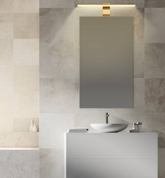 Lampada da parete LED Pepe B Vetro acrilico / Ferro - 1 punto luce - Ottone