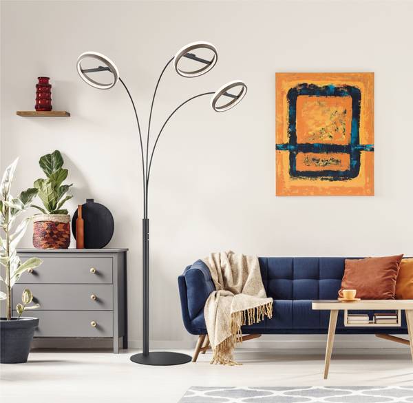 Lampada da terra LED Della B Vetro acrilico / Ferro - 1 punto luce