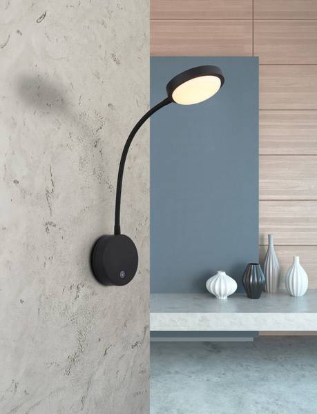 Lampada da parete LED Pegasi C Vetro acrilico / Ferro - 1 punto luce