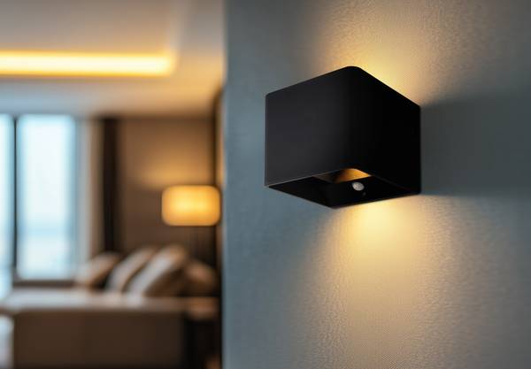 LED-wandlamp Veronika acrylglas/ijzer - 1-lichts - zwart