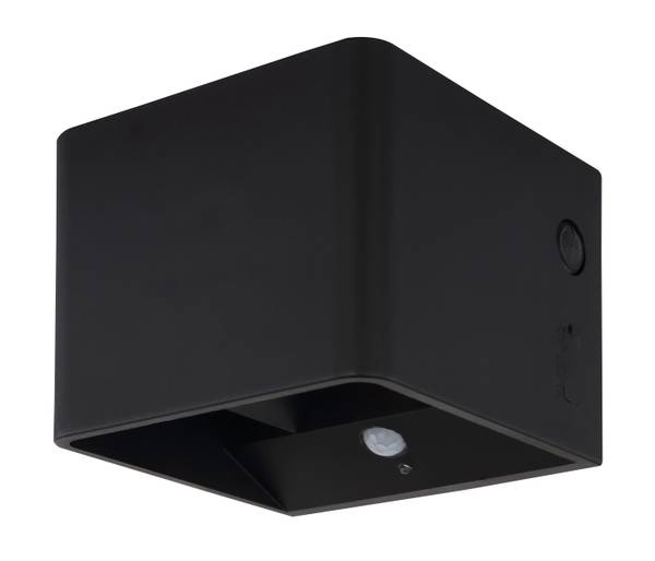 LED-wandlamp Veronika acrylglas/ijzer - 1-lichts - zwart