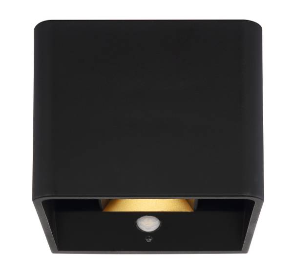 LED-wandlamp Veronika acrylglas/ijzer - 1-lichts - zwart