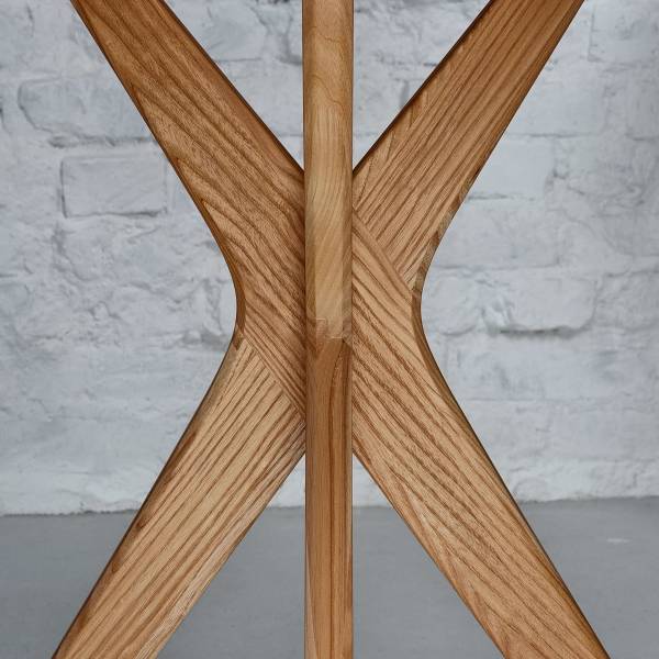 Esstisch Lynda rund Durchmesser: 70 cm - Braun