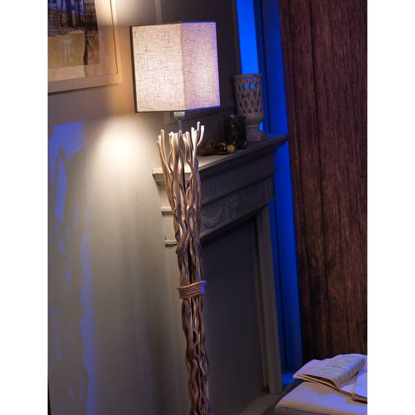 Staande lamp Marica katoen - 1-lichts