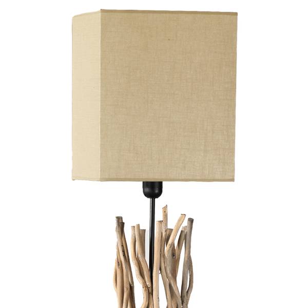 Staande lamp Marica katoen - 1-lichts