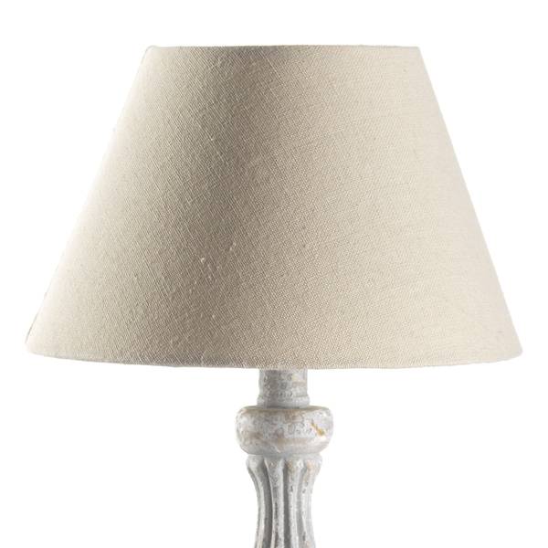 Tischleuchte Raffy Beige - Cotone - Ferro - 20 x 35 x 20 cm