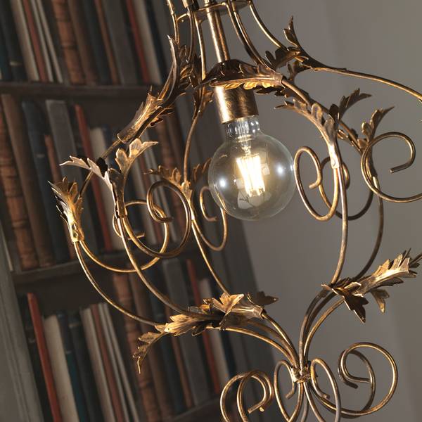 Suspension Contessa Fer - 1 ampoule - Cuivre